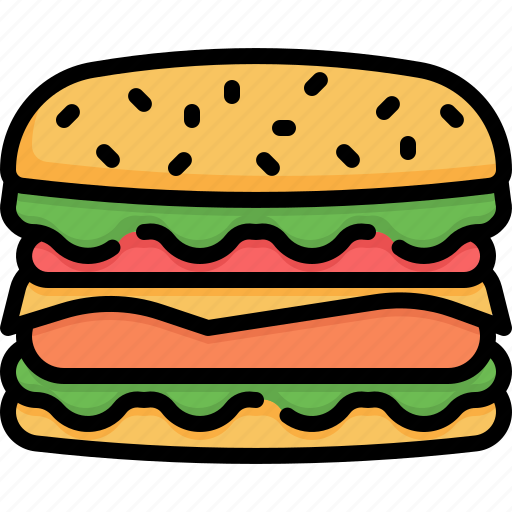 Hamburger, burger, fastfood, junk, food, meal icon - Download on Iconfinder