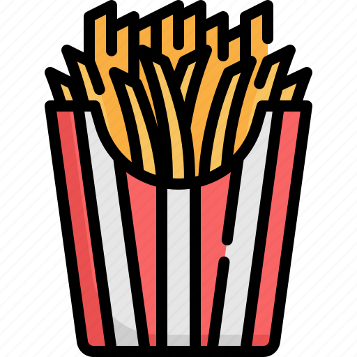 French, fries, meal, food, fastfood, junk, cooking icon - Download on Iconfinder