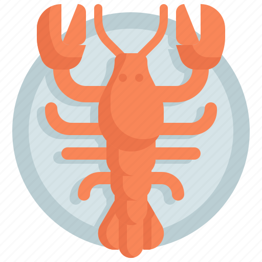 Shrimp, dish, lobster, prawn, seafood, meal, cooking icon - Download on Iconfinder