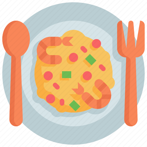 Fied, rice, meal, food, dish, cooking, restaurant icon - Download on Iconfinder