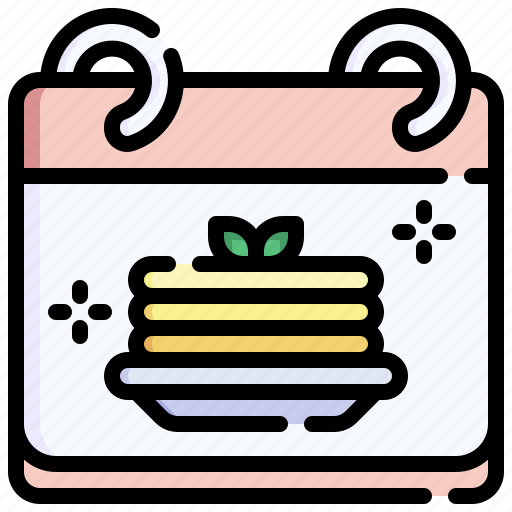 Pancake, international, dessert, calendar, date, food icon - Download on Iconfinder