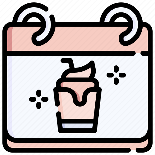 Smoothie, refreshment, drink, food, calendar icon - Download on Iconfinder