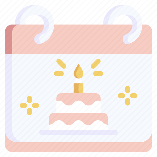 Birthday, cake, schedule, time, date icon - Download on Iconfinder