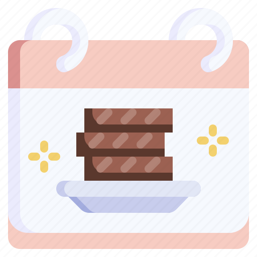 Brownie, food, dessert, chocolate, calendar icon - Download on Iconfinder