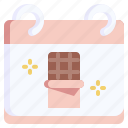 chocolate, bar, international, dessert, calendar