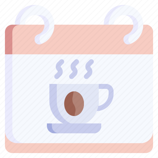 Coffee, breaks, drink, calendar icon - Download on Iconfinder