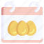 egg, organic, calendar, food 