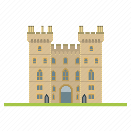 Castle, england, landmark, medieval, royal, travel, windsor icon - Download on Iconfinder