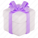 gift box, present, package, surprise, white box 
