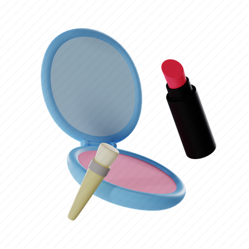 Woman, lipstick, girl, makeup, cosmetics, beauty 3D illustration - Download on Iconfinder
