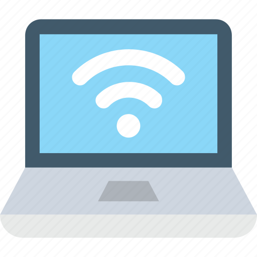 Internet, laptop, wifi, wifi signals, wireless icon - Download on Iconfinder
