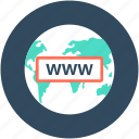 domain, globe, internet, world wide web, www