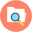 documents, find in folder, folder magnifying, magnifier, search folder 