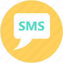 chat balloon, communication, message, sms, speech balloon