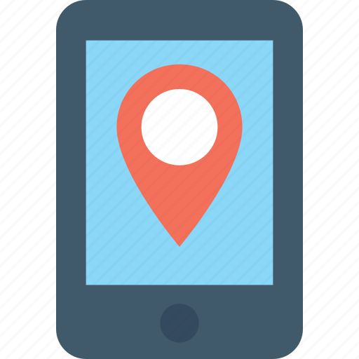 Gps, map pin, mobile, mobile maps, navigation icon - Download on Iconfinder