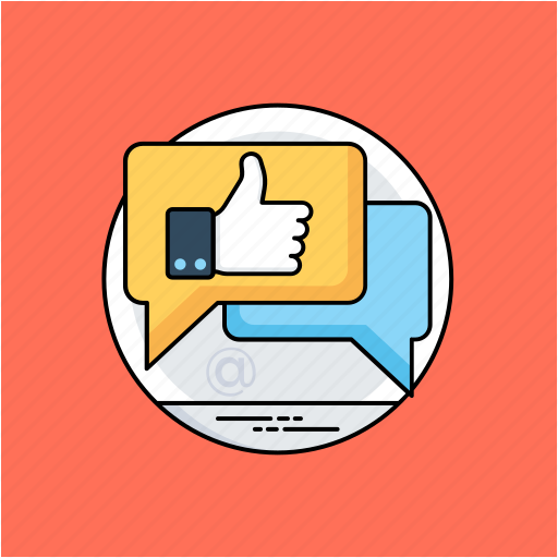 Customer satisfaction, feedback, online evaluation, online reviews, positive feedback icon - Download on Iconfinder