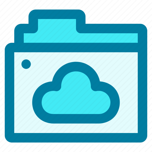 Cloud, computing, file, folder, online, shared, sharing icon - Download on Iconfinder