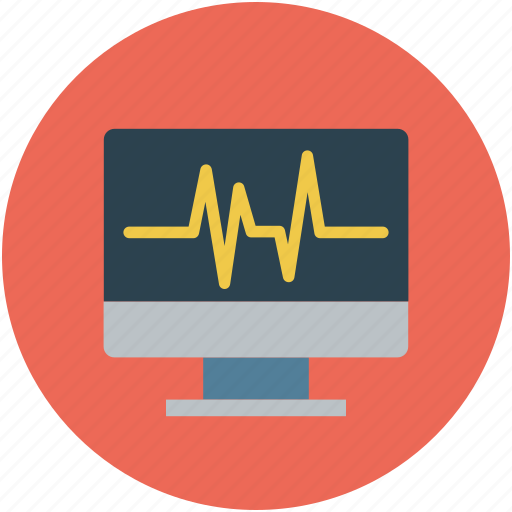 Heart rate, heartbeat, lifeline, monitor, screen icon - Download on Iconfinder