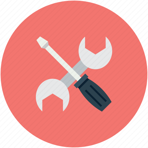 Screwdriver, settings, wrench, wrench and screwdriver icon - Download on Iconfinder