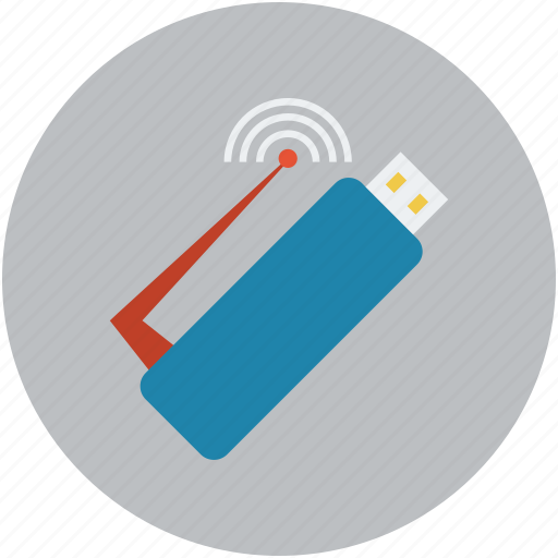 Internet, universal serial bus, usb, usb device, wifi, wifi signals icon - Download on Iconfinder