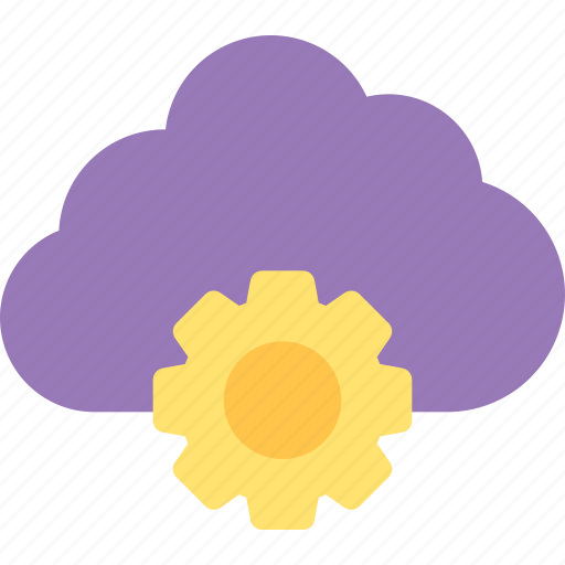 Cloud, gear, setting, configuration, big, data icon - Download on Iconfinder