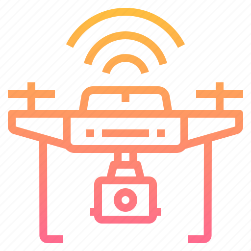 Camera, drone, electronics, fly, gadget, transport, wireless icon - Download on Iconfinder