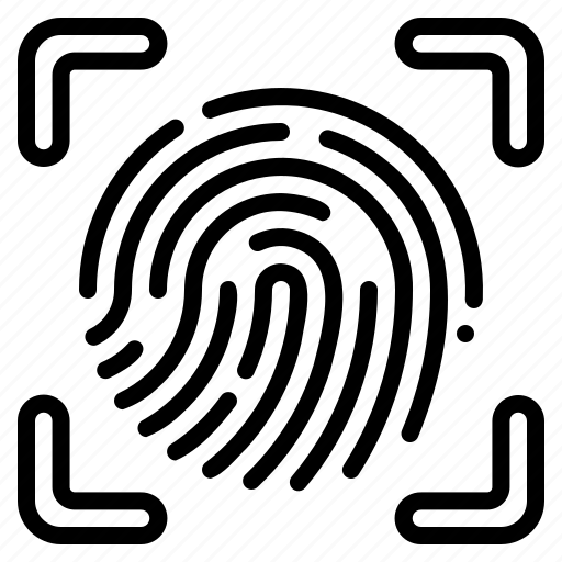 Fingerprint, fingerprint scan, security, protection, biometric recognition, gdpr, biometric identification icon - Download on Iconfinder