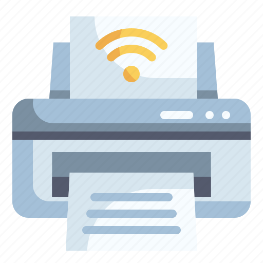 Printer, internet of things, electronics, network, digital, smart, internet icon - Download on Iconfinder