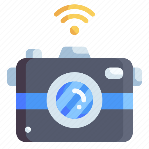 Camera, internet of things, electronics, digital, wifi, smart, internet icon - Download on Iconfinder