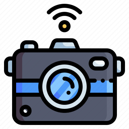 Camera, internet of things, electronics, digital, wifi, smart, internet icon - Download on Iconfinder