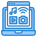 multimedia, wifi, laptop, video, music