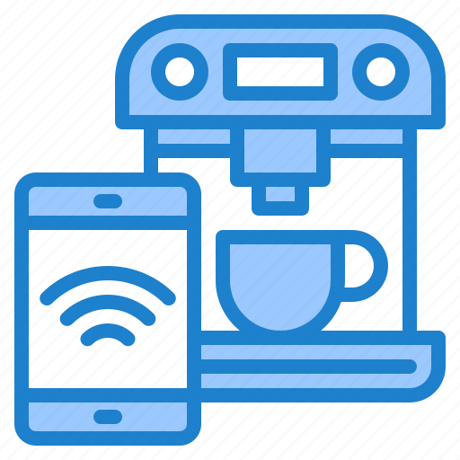 Smartphone, internet, machine, coffee, wifi icon - Download on Iconfinder
