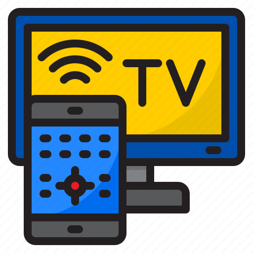 Smartphone, internet, tv, remote, wifi icon - Download on Iconfinder