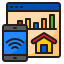 smartphone, home, wifi, online, report 