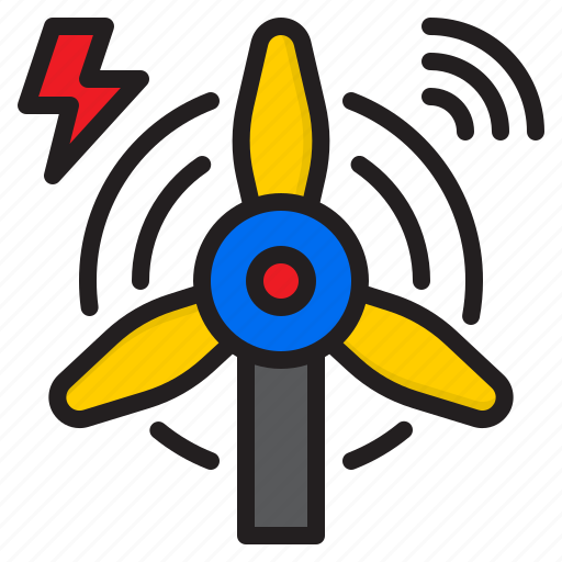 Turbine, power, electric, wind, wifi icon - Download on Iconfinder