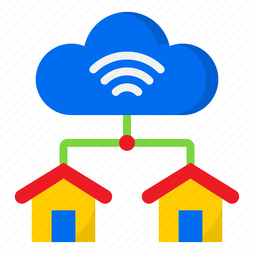 Cloud, server, home, wifi icon - Download on Iconfinder