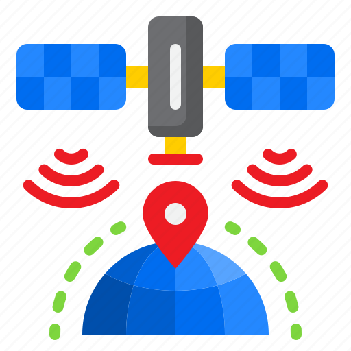 Sattelite, location, signal, world, communication icon - Download on Iconfinder