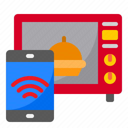 Smartphone, internet, microwave, food, wifi icon - Download on Iconfinder