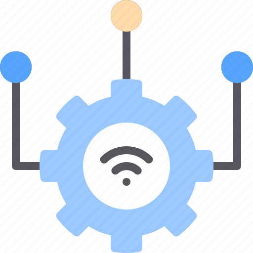 Gear, industrial, internet, wifi, maintenance icon - Download on Iconfinder