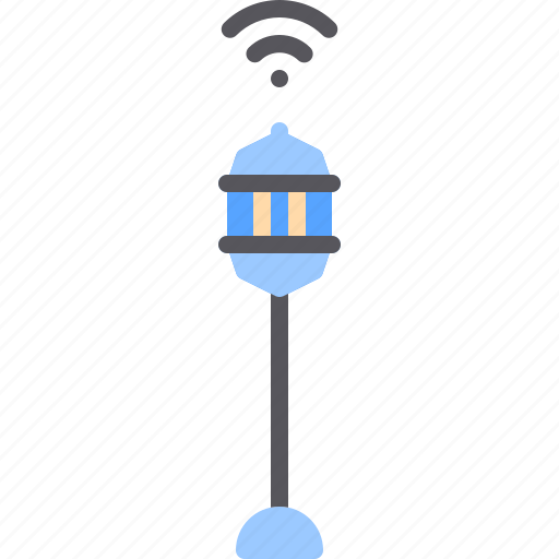 Lamp, light, park, wifi, internet icon - Download on Iconfinder
