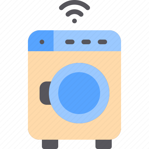 Washing, machine, internet, smart, home, house icon - Download on Iconfinder