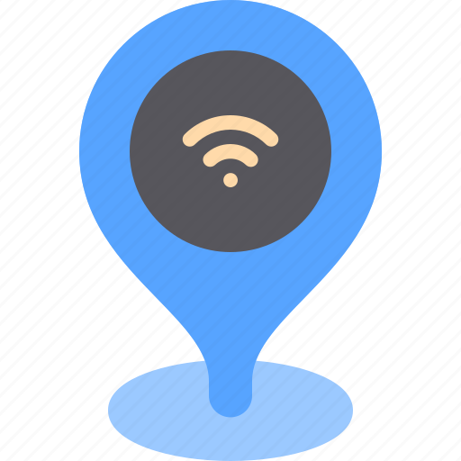 Wifi, location, place, maps, gps icon - Download on Iconfinder