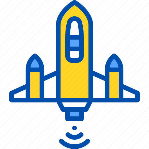 Flight, rocket, plane, airplane, transportation icon - Download on Iconfinder