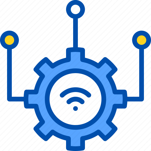Gear, industrial, internet, wifi, maintenance icon - Download on Iconfinder