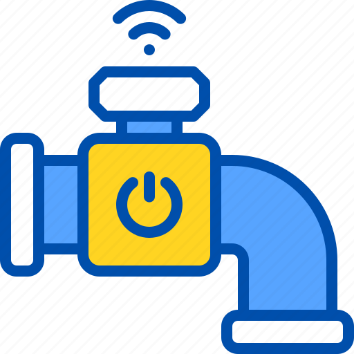 Water, tap, plumbing, electronic, smart, internet icon - Download on Iconfinder