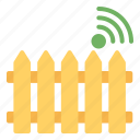 fence, barrier, internet, of, things, iot, wifi
