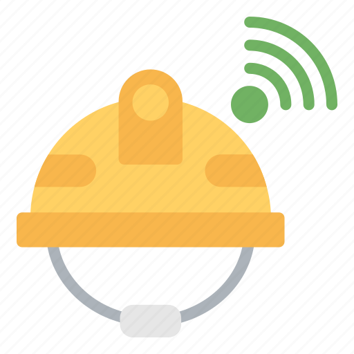 Helmet, cap, internet, of, things, iot, wifi icon - Download on Iconfinder