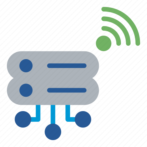 Server, database, internet, of, things, iot, wifi icon - Download on Iconfinder