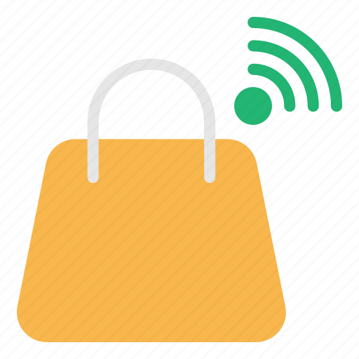 Bag, cart, internet, of, things, iot, wifi icon - Download on Iconfinder