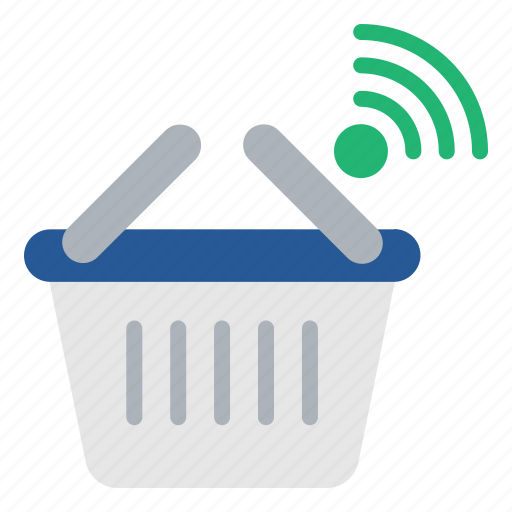 Basket, bag, internet, of, things, iot, wifi icon - Download on Iconfinder
